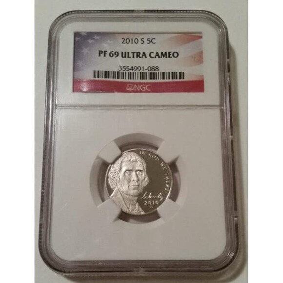 2010 S Jefferson Nickel Proof PF69 UC NGC - Picture 1 of 2
